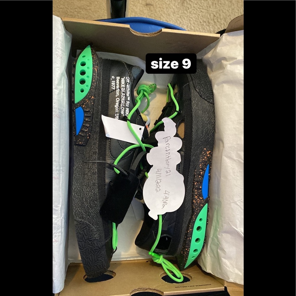 Brand New DS OW low nike blazers!!